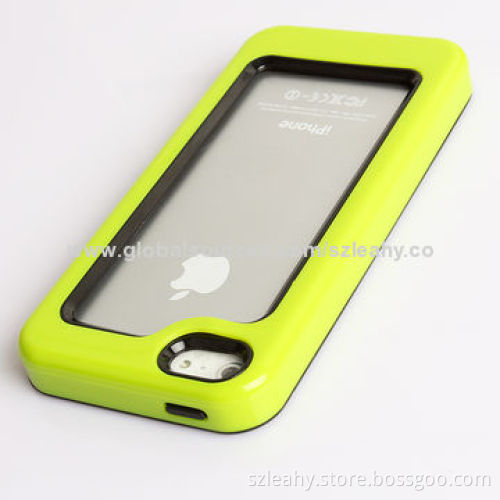 TPU and PC mixed bumper for iPhone 5C